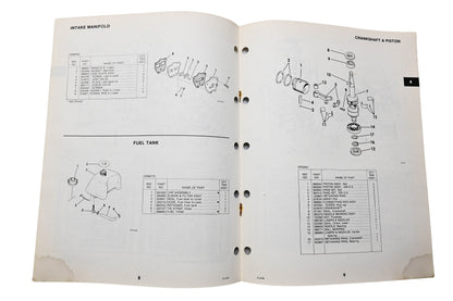 OMC 392298 Parts Catalog 4 Models
