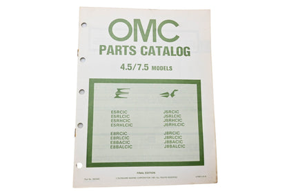OMC 392300 Parts Catalog 4.5/7.5 Models