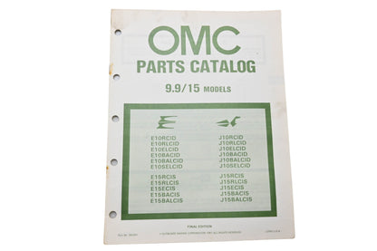 OMC 392301 Parts Catalog 9.9/15 Models