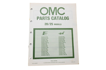 OMC 392302 Parts Catalog 20/25 Models