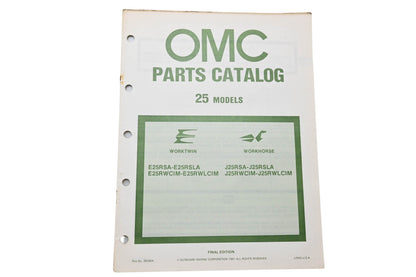 OMC 392504 Parts Catalog 25 Models