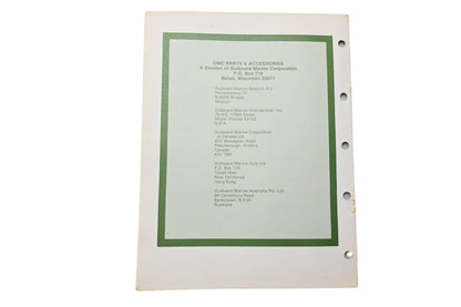 OMC 392695 Parts Catalog 35 Models