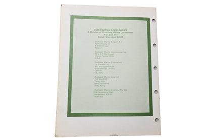 OMC 392505 Parts Catalog 40 Models