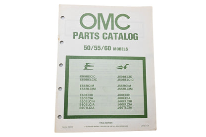 OMC 392304 Parts Catalog 50/55/60 Models
