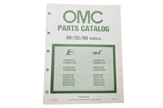 OMC 392304 Parts Catalog 50/55/60 Models