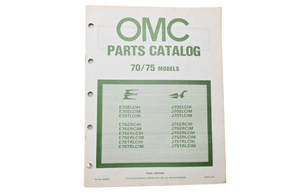 OMC 392305 Parts Catalog 70/75 Models
