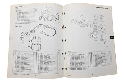 OMC 392305 Parts Catalog 70/75 Models