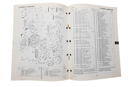 OMC 392306 Parts Catalog V-4 Models