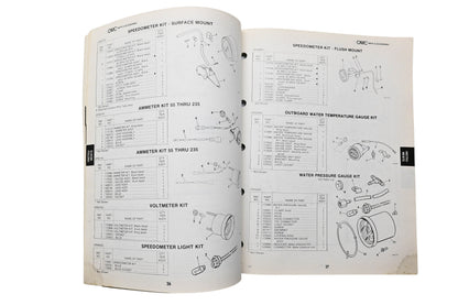 OMC 173840 Parts Catalog Accessories