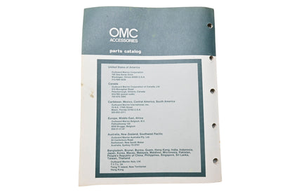 OMC 174182 Parts Catalog Accessories