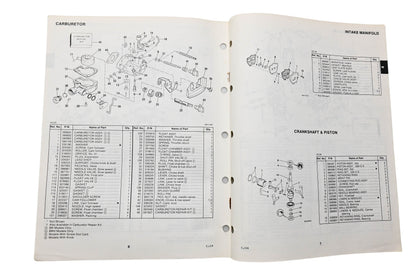 OMC 395669 Parts Catalog 4 Models