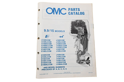 OMC 395671 Parts Catalog 9.9/15 Models