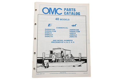 OMC 395675 Parts Catalog 40 Models
