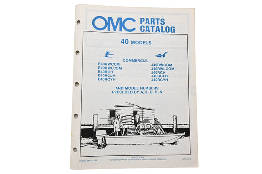 OMC 395675 Parts Catalog 40 Models