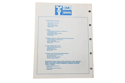 OMC 396187 Parts Catalog 40 Models