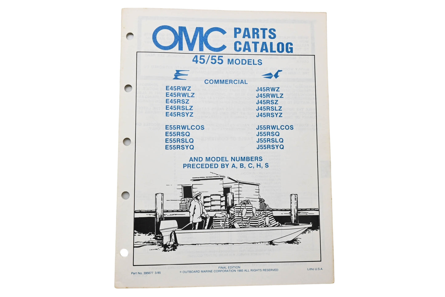 OMC 395677 Part Catalog 45/55 Models