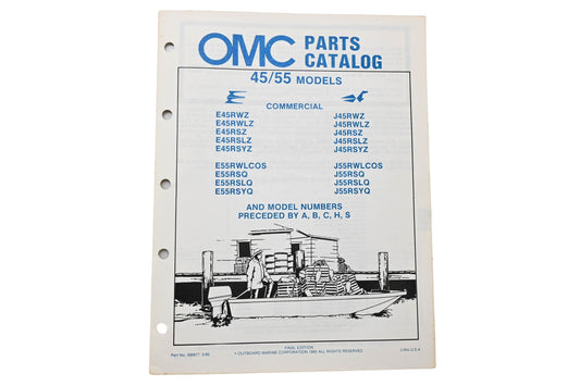 OMC 395677 Part Catalog 45/55 Models