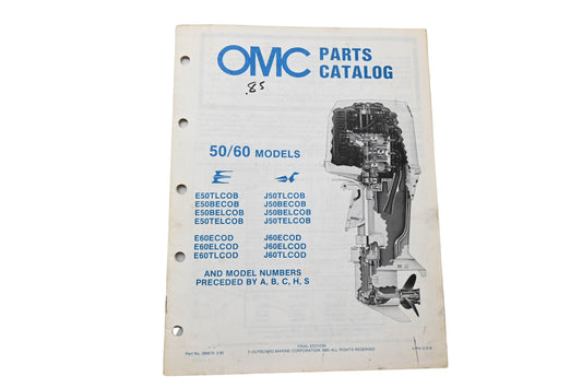 OMC 395676 Parts Catalog 50/60 Models