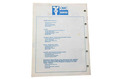 OMC 395676 Parts Catalog 50/60 Models
