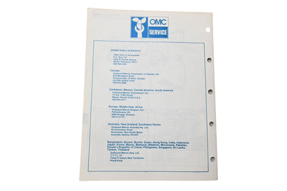 OMC 396563 Parts Catalog 65 Models