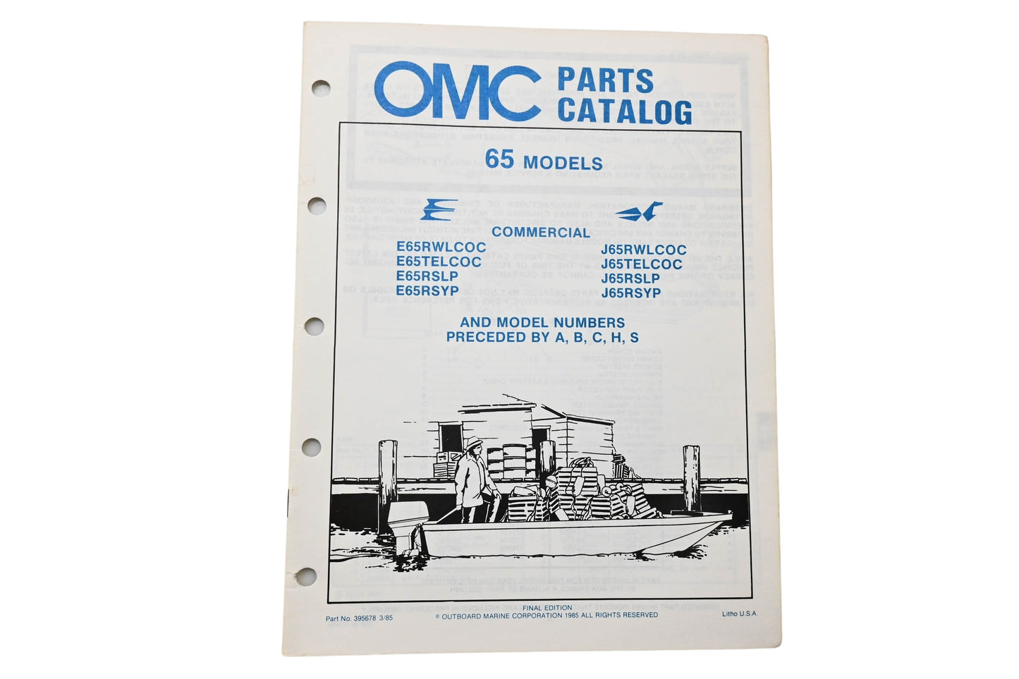 OMC 395678 Parts Catalog 65 Models