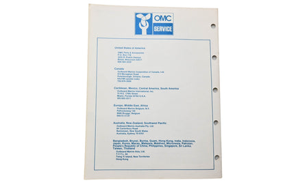 OMC 395678 Parts Catalog 65 Models