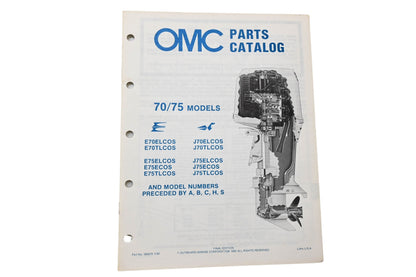 OMC 395679 Parts Catalog 70/75 Models