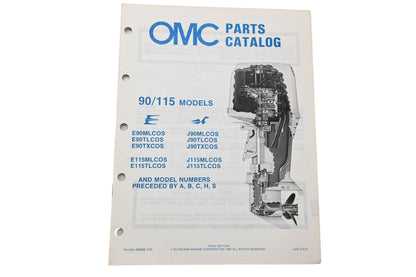 OMC 395680 Parts Catalog 90/115 Models