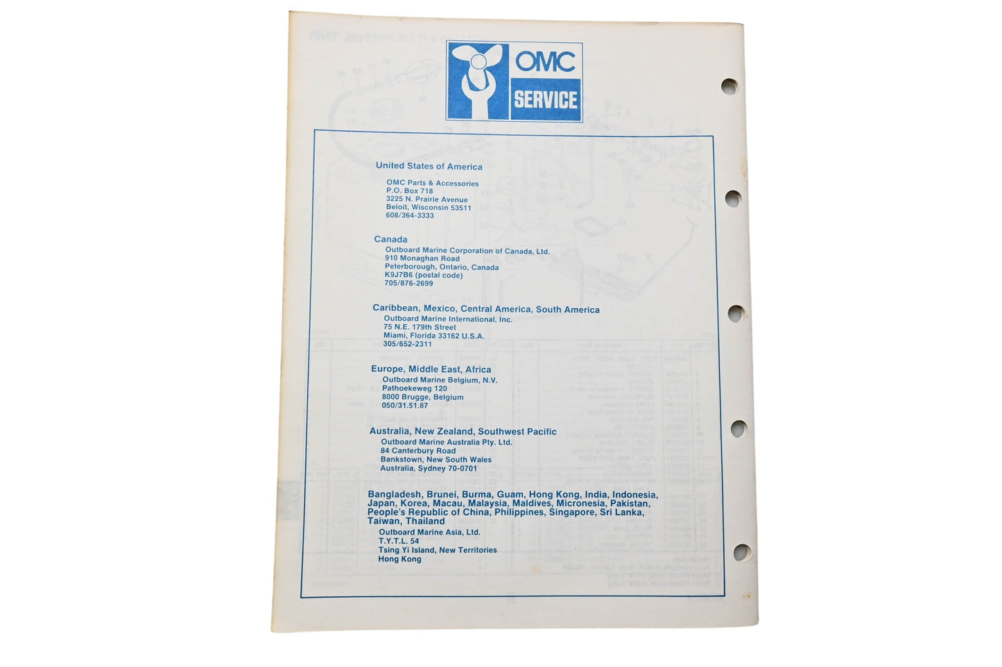 OMC 395680 Parts Catalog 90/115 Models