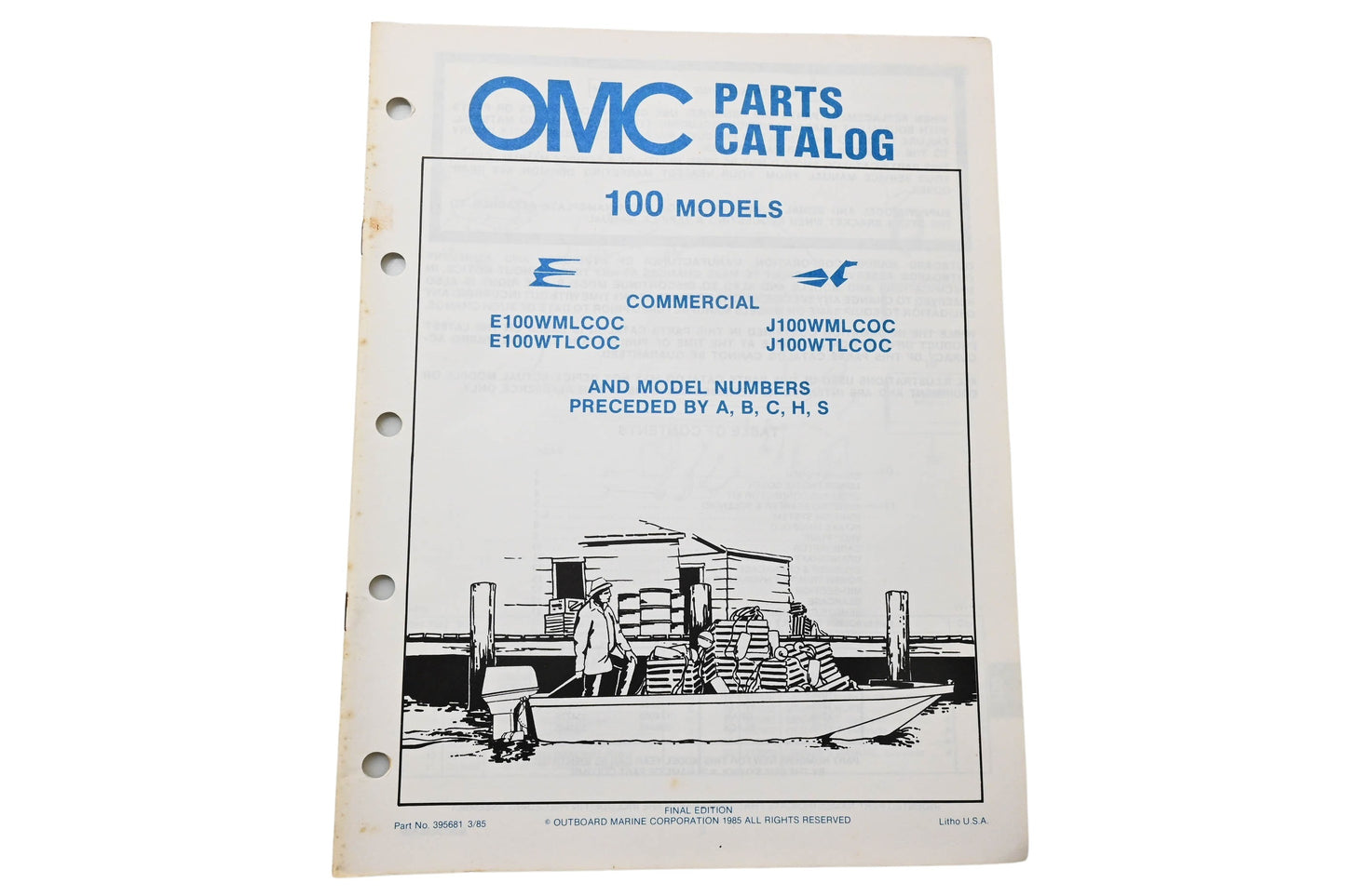 OMC 395681 Parts Catalog 100 Models