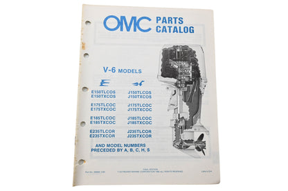 OMC 395683 Parts Catalog V-6 Models