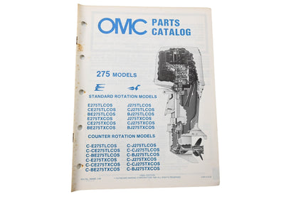 OMC 395686 Parts Catalog 275 Models