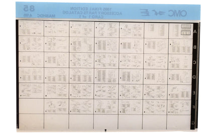 OMC MABHDC 1985 Final Edition Accessory Parts Catalog Microfiche