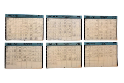 OMC 4/85 1985 Final Edition Microfiche Lot of 6