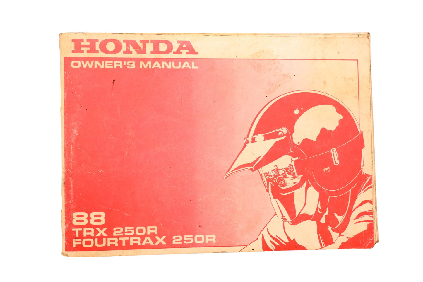 OEM Honda 31HB9620, 00X31-HB9-6200, 20008710J Owner's Manual 88 TRX 250R Fourtrax 250R