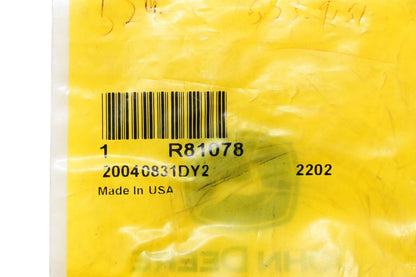 New OEM John Deere R81078 Seal NOS