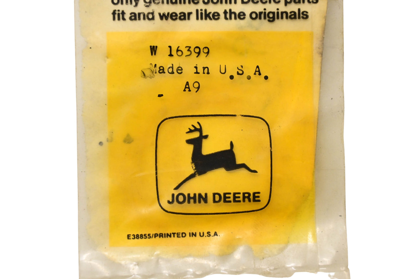 New OEM John Deere W16399 O Ring NOS