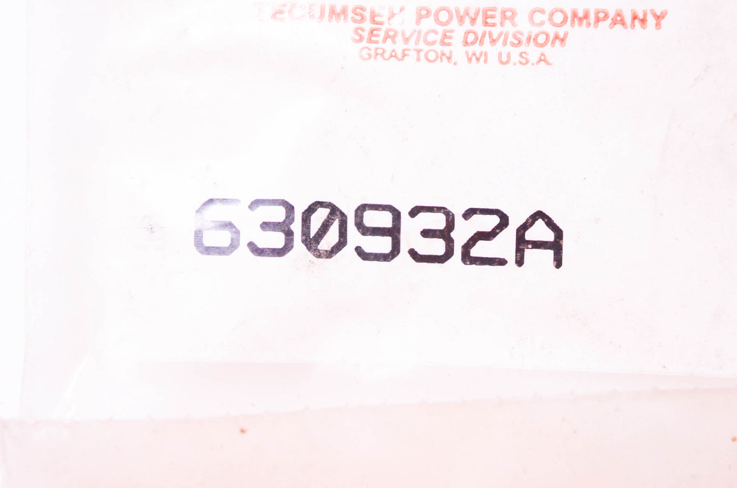 New OEM Tecumseh 630932A Needle Valve Kit NOS