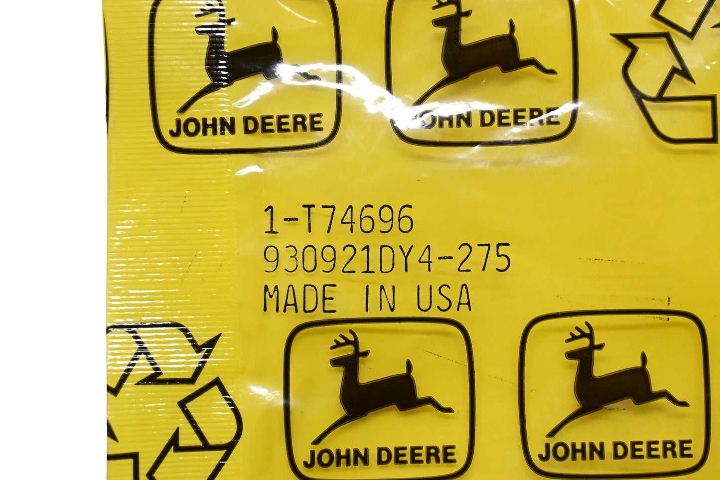 New OEM John Deere T74696 Sealing Ring NOS