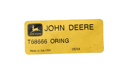 New OEM John Deere T68666 O Ring NOS