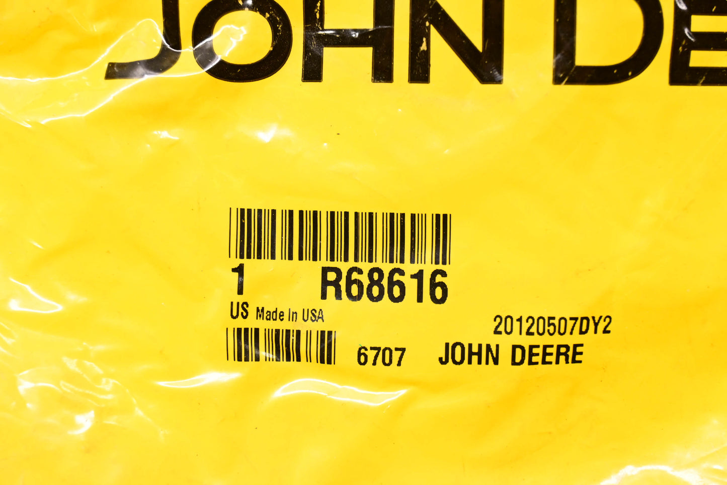 New OEM John Deere R68616 Seal NOS