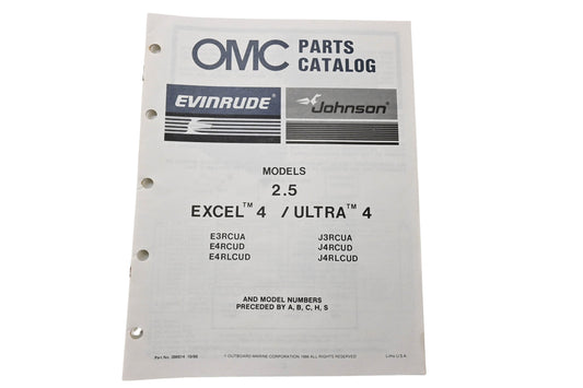 OMC 398614 Parts Catalog Excel Ultra