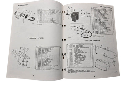 OMC 398614 Parts Catalog Excel Ultra