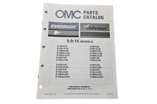 OMC 398619 Parts Catalog 9.9/15 Models