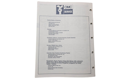 OMC 398619 Parts Catalog 9.9/15 Models