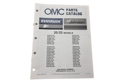 OMC 398620 Parts Catalog 20/25 Models