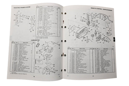 OMC 398850 Parts Catalog 28 Models