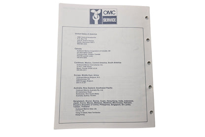 OMC 398622 Parts Catalog 30/35 Models