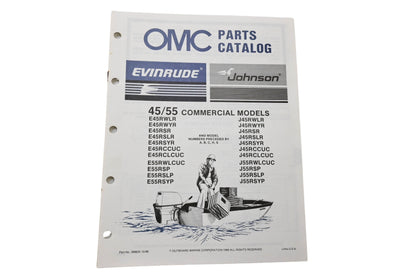 OMC 398625 Parts Catalog 45/55 Commercial Models