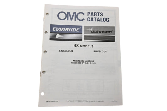 OMC 398852 Parts Catalog 48 Models